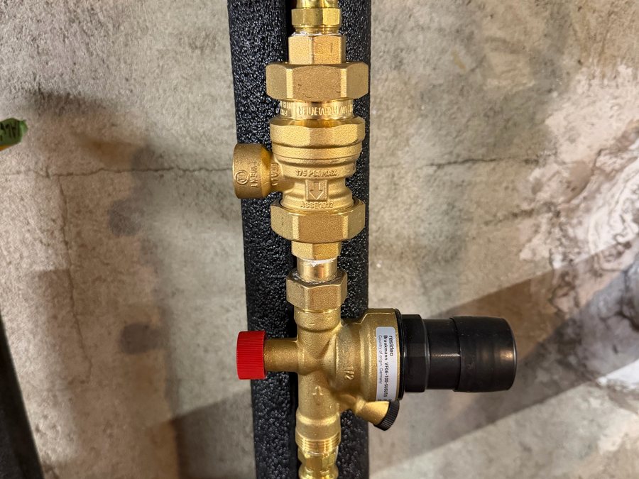 Backflow preventer and boiler feed valve
